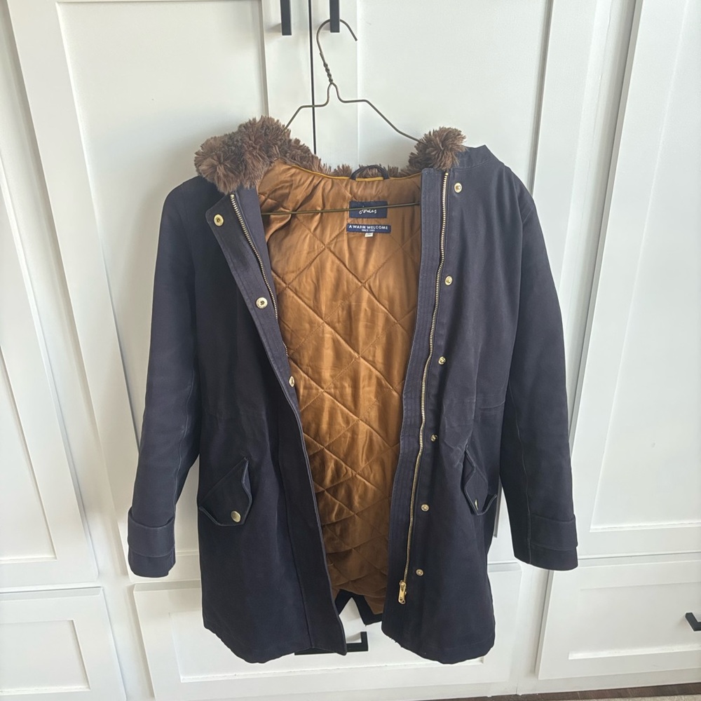 Joules Navy Winter Coat